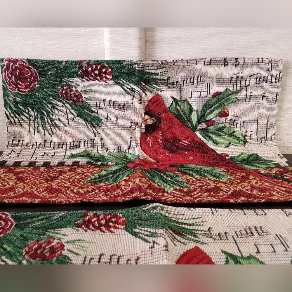 New Handcrafted Fall Canarie Bird Tablemats, set of 2